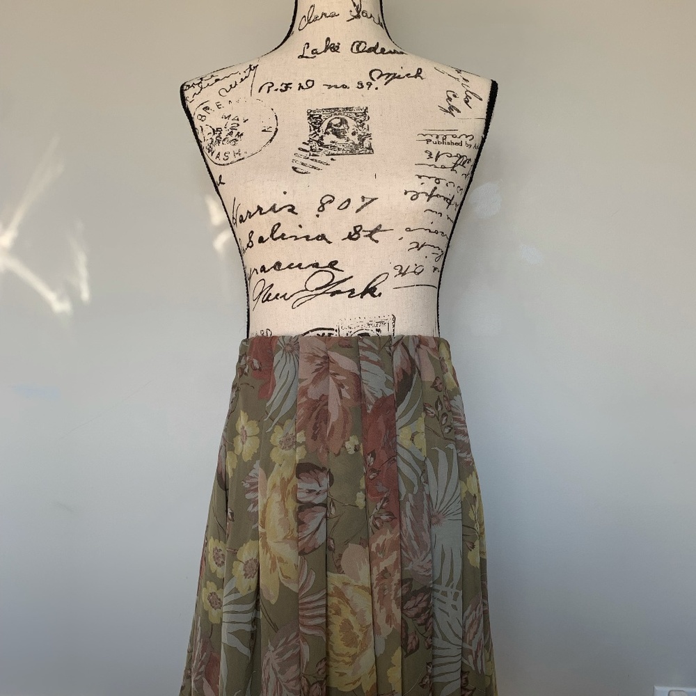 Flowy Print Skirt
